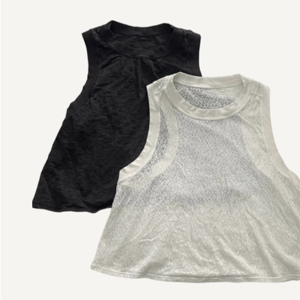 Lululemon Sleeveless Tank Top Duo - Black & White